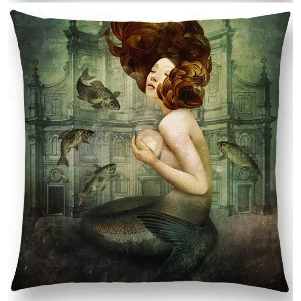 💚LAST ONE💚 Mermaid Tehemed Pillowcase (style b)